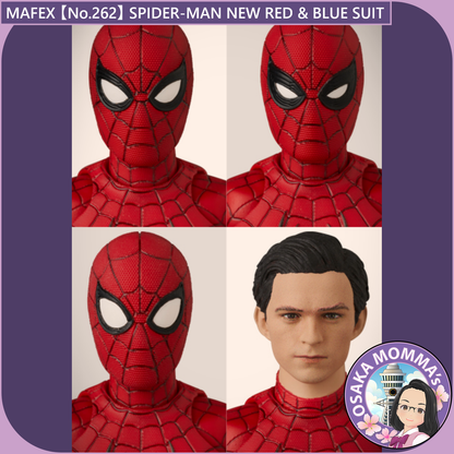 MAFEX 【No.262】SPIDER-MAN NEW RED & BLUE SUIT – Osaka Momma's MAFEX 【No.262】SPIDER-MAN NEW RED & BLUE SUIT – Osaka Momma's