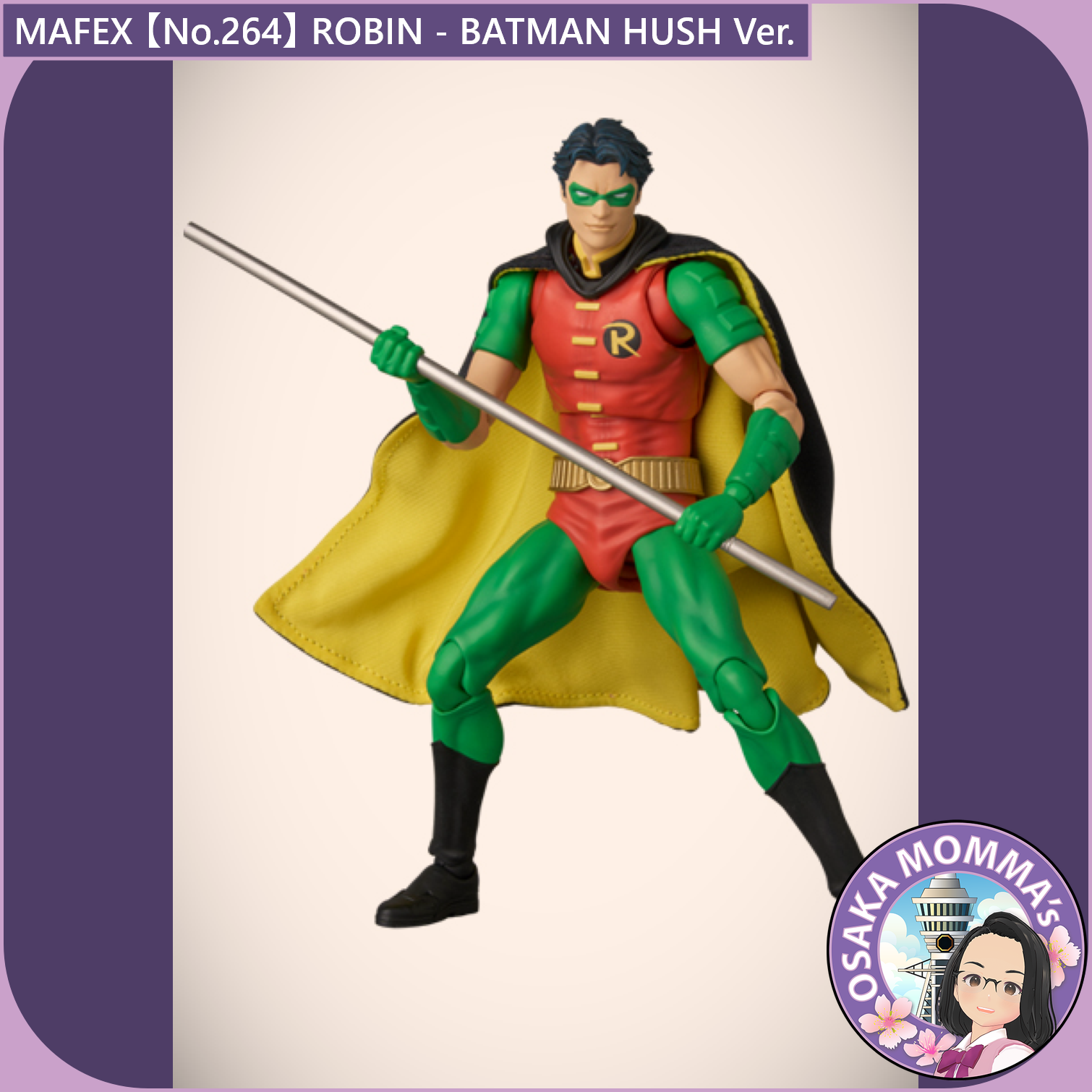 MAFEX 【No.264】ROBIN : BATMAN HUSH Ver. – Osaka Momma's Japanese MAFEX 【No.264】ROBIN : BATMAN HUSH Ver. – Osaka Momma's Japanese