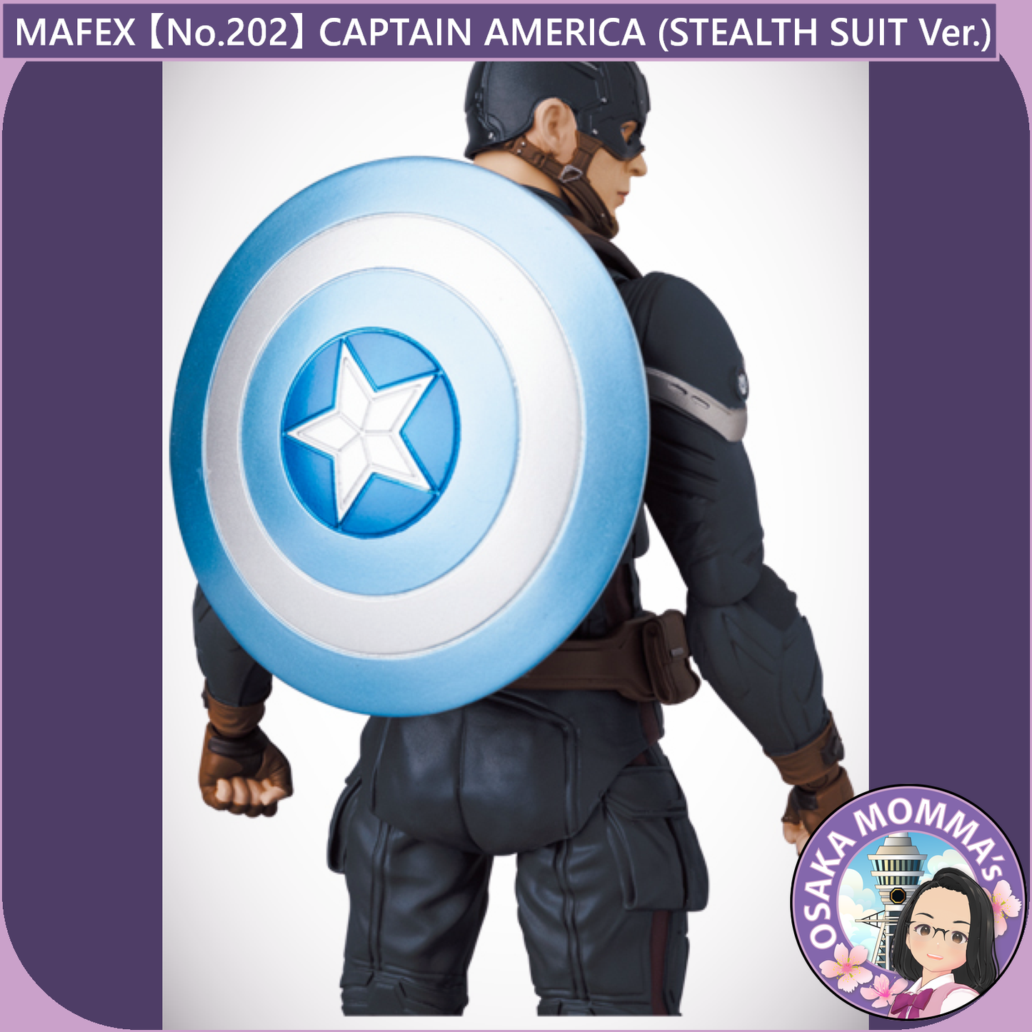 MAFEX 【No.202】CAPTAIN AMERICA (Stealth Suit Ver.)