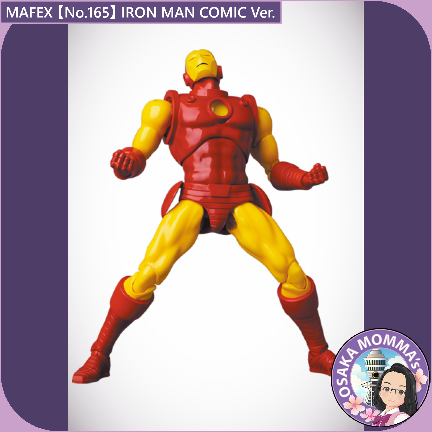 MAFEX 【No.165】IRON MAN (COMIC Ver.) – Osaka Momma's Japanese Goods MAFEX 【No.165】IRON MAN (COMIC Ver.) – Osaka Momma's Japanese Goods