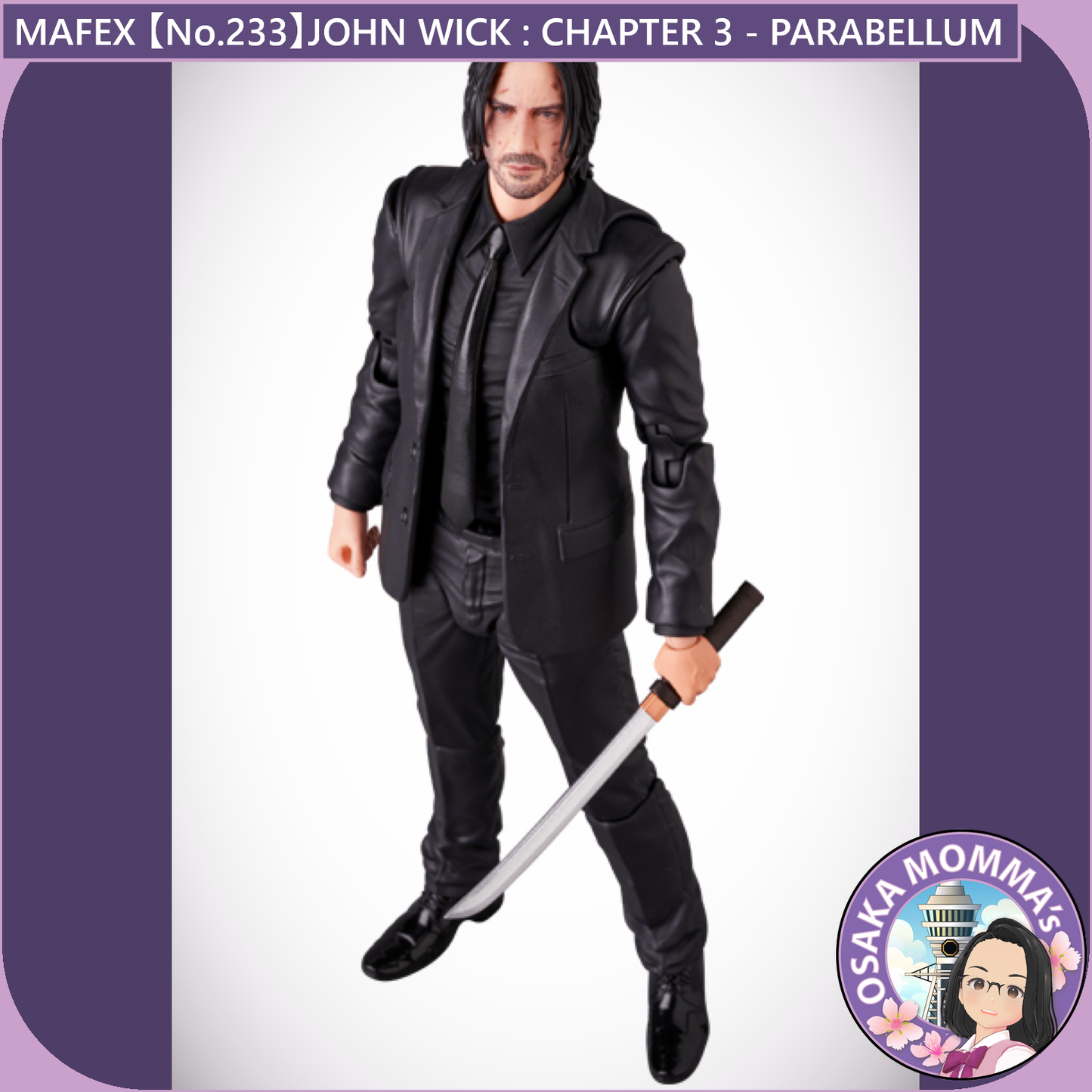 MAFEX 【No.233】JOHN WICK：CHAPTER 3 - PARABELLUM - JOHN WICK【Jan.2025】