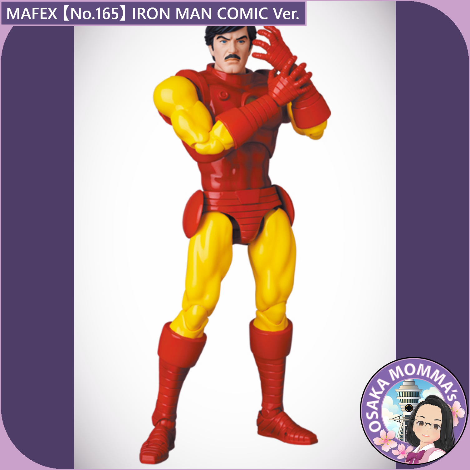 MAFEX 【No.165】IRON MAN (COMIC Ver.) – Osaka Momma's Japanese Goods MAFEX 【No.165】IRON MAN (COMIC Ver.) – Osaka Momma's Japanese Goods