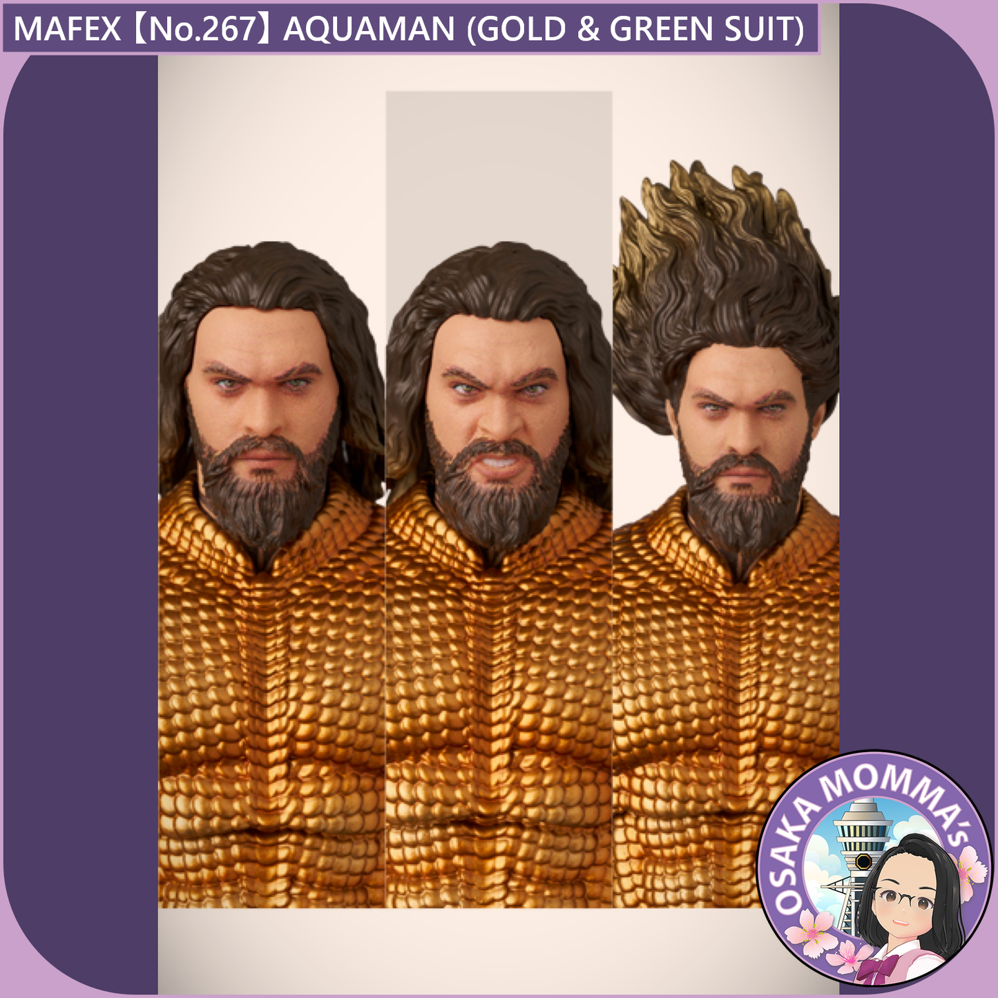 MAFEX 【No.267】AQUAMAN(GOLD & GREEN SUIT)【Dec.2025】