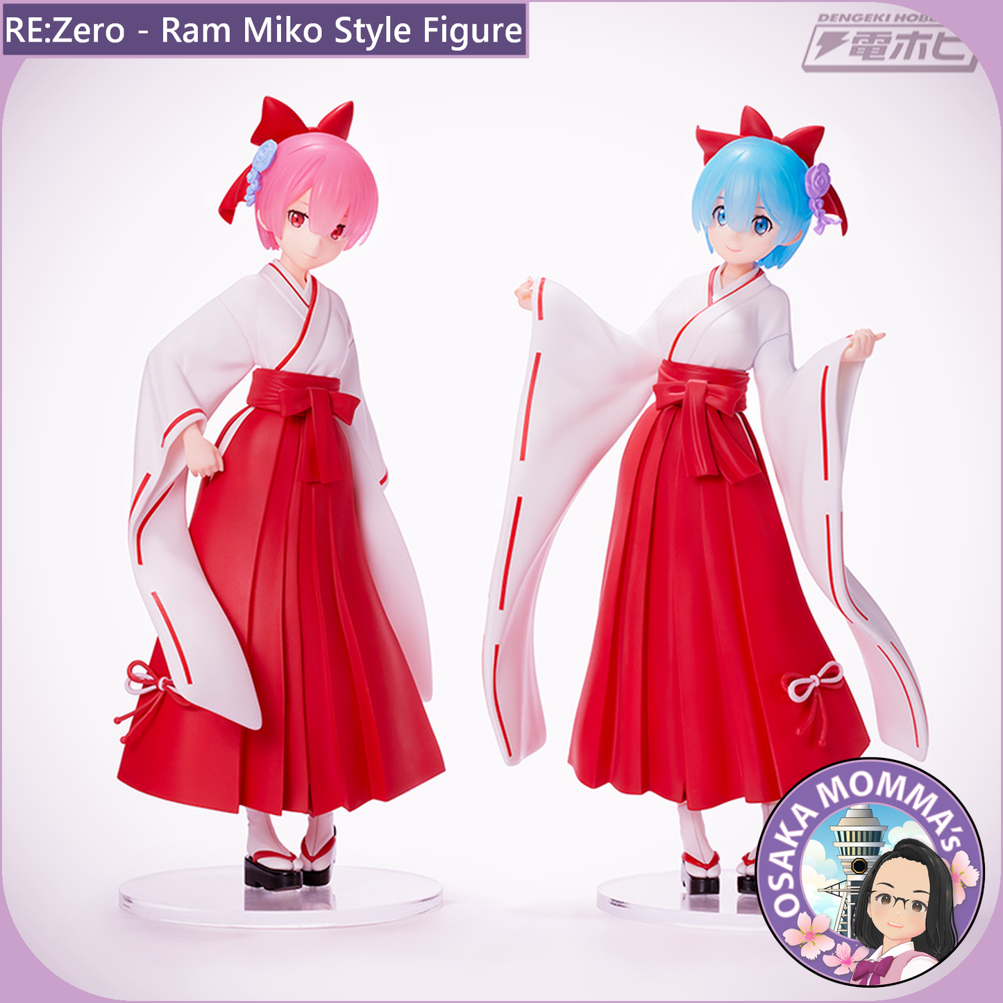 Rem Japanese MIKO Style Sega SPM Figure