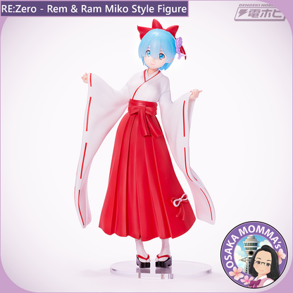 Rem Japanese MIKO Style Sega SPM Figure