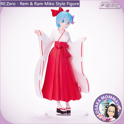 Rem Japanese MIKO Style Sega SPM Figure