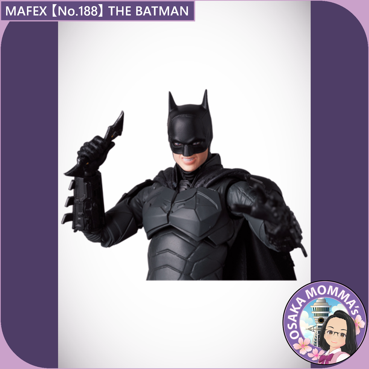 MAFEX【No.188】THE BATMAN – Osaka Momma's Japanese Goods MAFEX【No.188】THE BATMAN – Osaka Momma's Japanese Goods