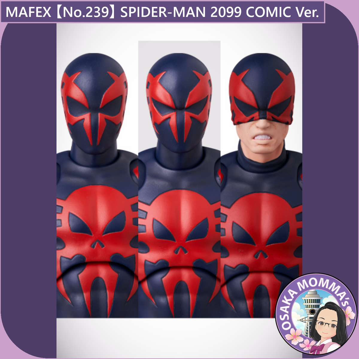 MAFEX 【No.239】SPIDER-MAN 2099 COMIC Ver. – Osaka Momma's MAFEX 【No.239】SPIDER-MAN 2099 COMIC Ver. – Osaka Momma's