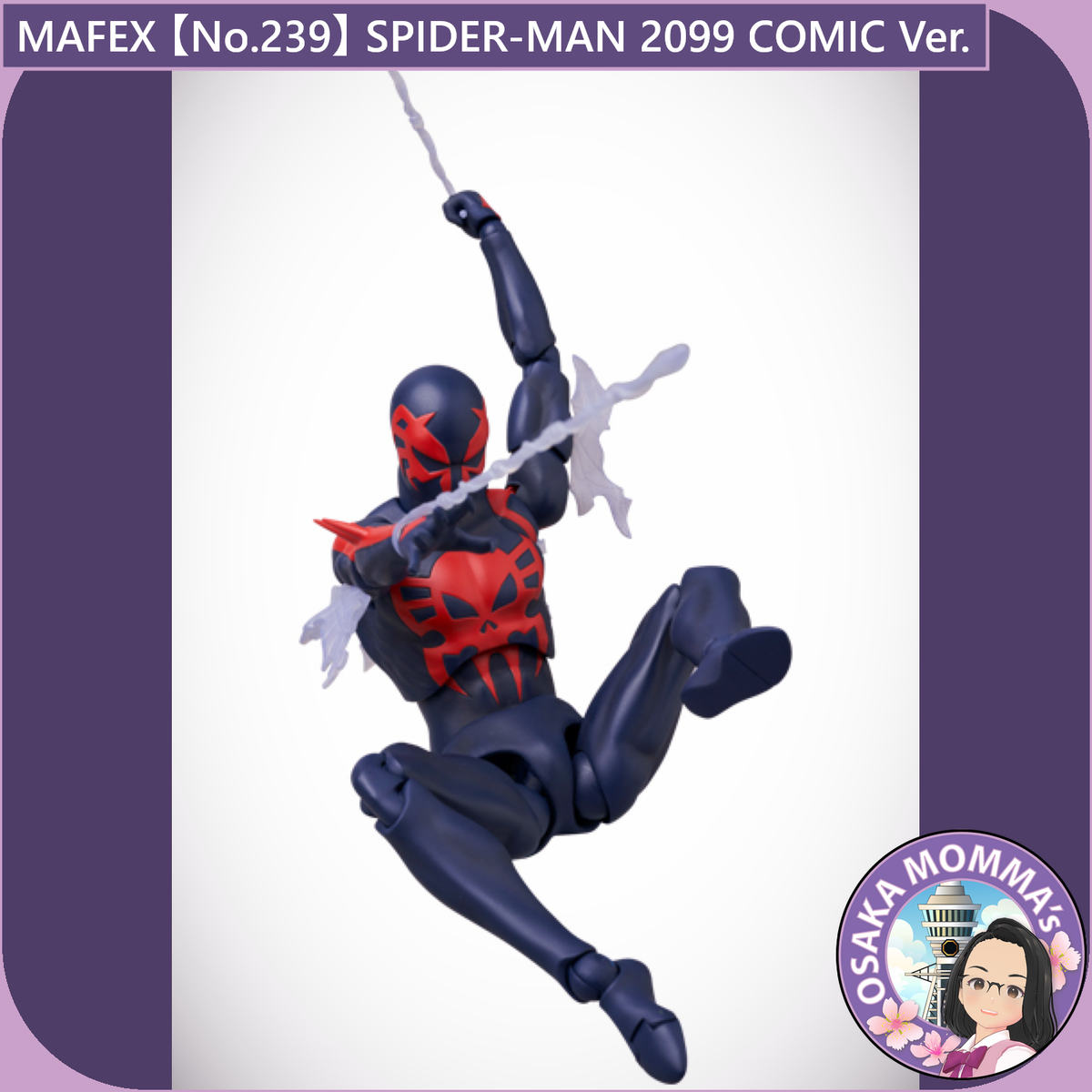 MAFEX 【No.239】SPIDER-MAN 2099 COMIC Ver. – Osaka Momma's MAFEX 【No.239】SPIDER-MAN 2099 COMIC Ver. – Osaka Momma's