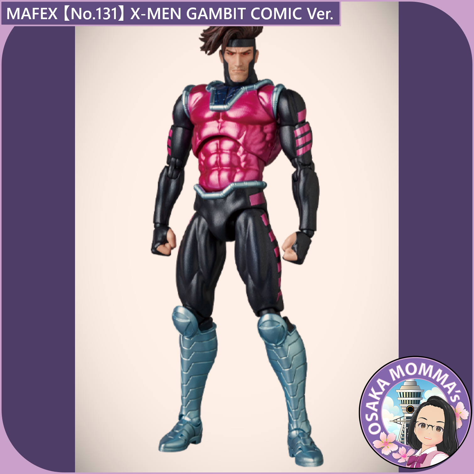 Jual Medicom Toy Mafex 131 Gambit Comic Ver. X-men Reissue Di Seller Jual Medicom Toy Mafex 131 Gambit Comic Ver. X-men Reissue Di Seller