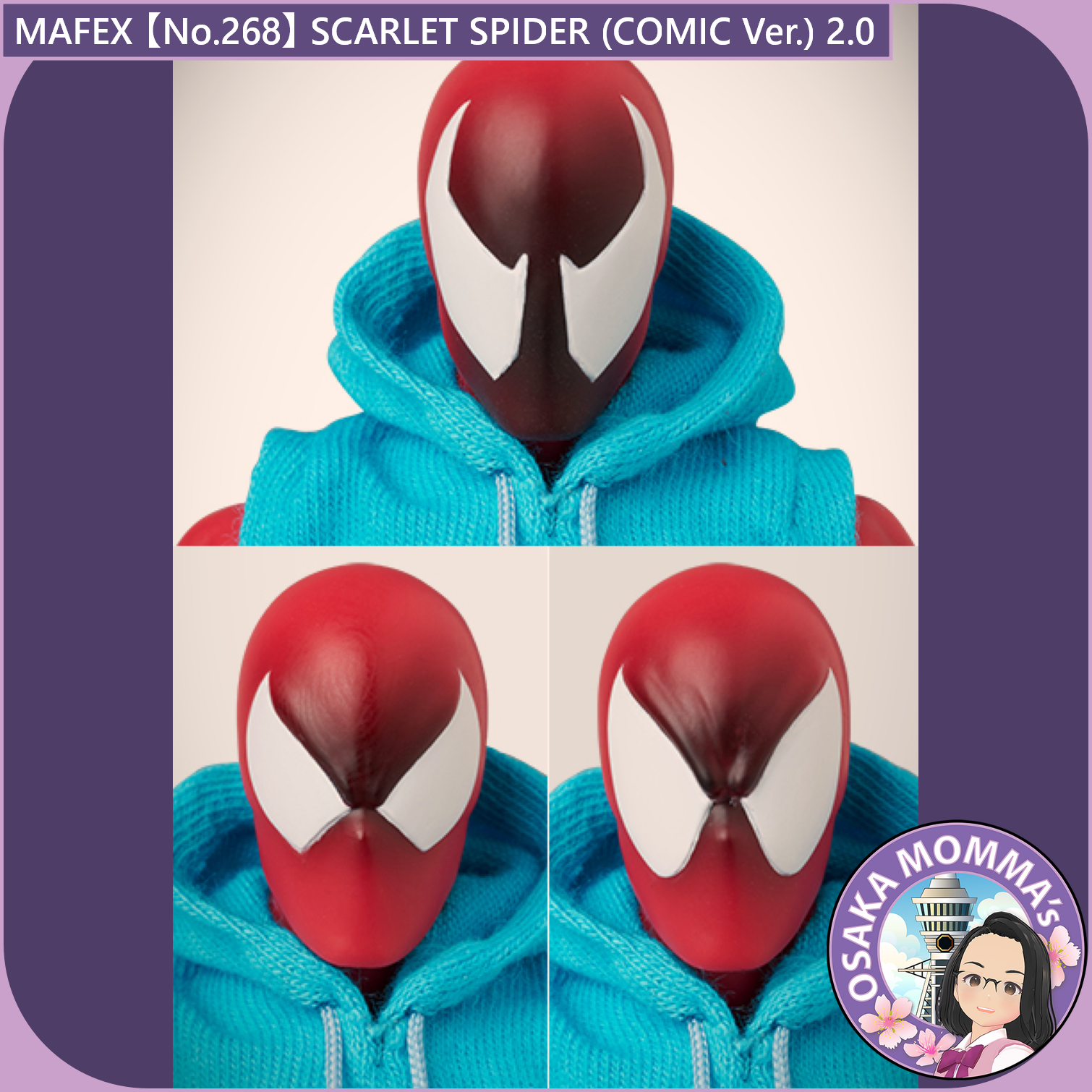 MAFEX【No.268】SCARLET SPIDER (COMIC Ver.) 2.0 – Osaka Momma's MAFEX【No.268】SCARLET SPIDER (COMIC Ver.) 2.0 – Osaka Momma's