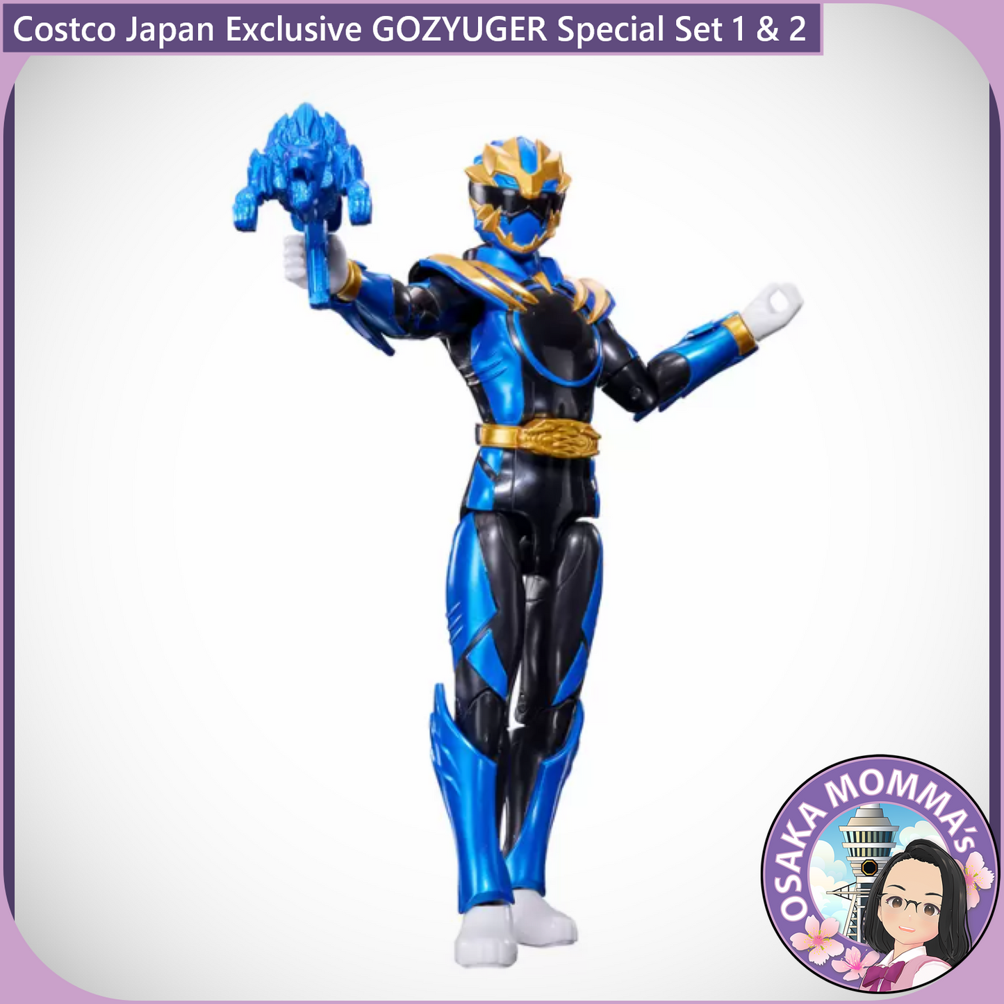 Costco Japan Exclusive Gozyuger(6 Figures Set)