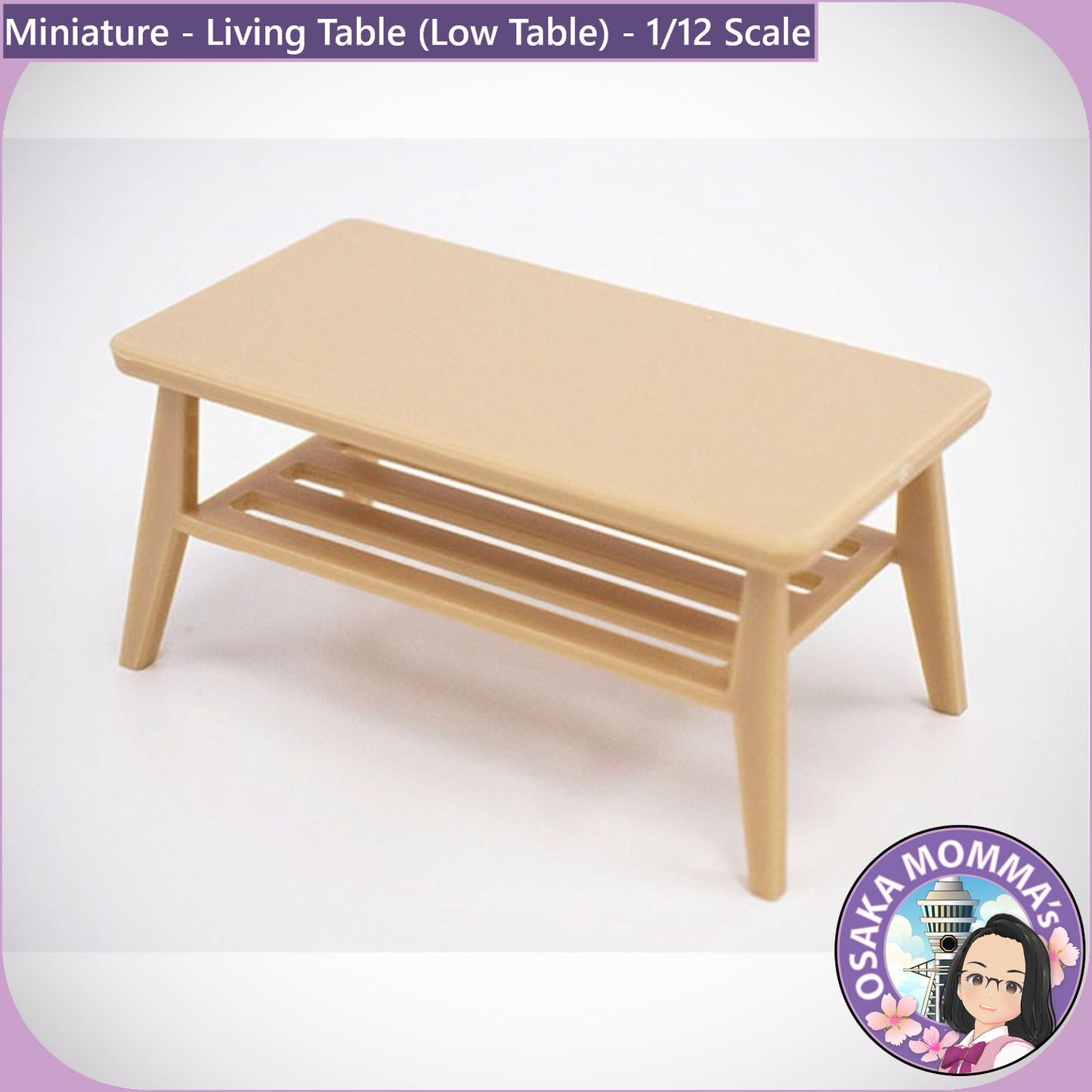 1/12 Scale Low Table