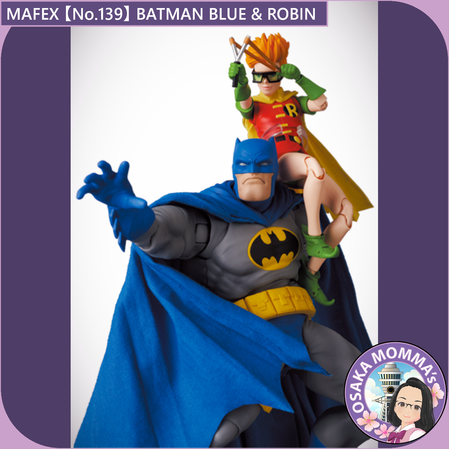 MAFEX 【No.139】BATMAN BLUE Ver. & ROBIN – Osaka Momma's Japanese