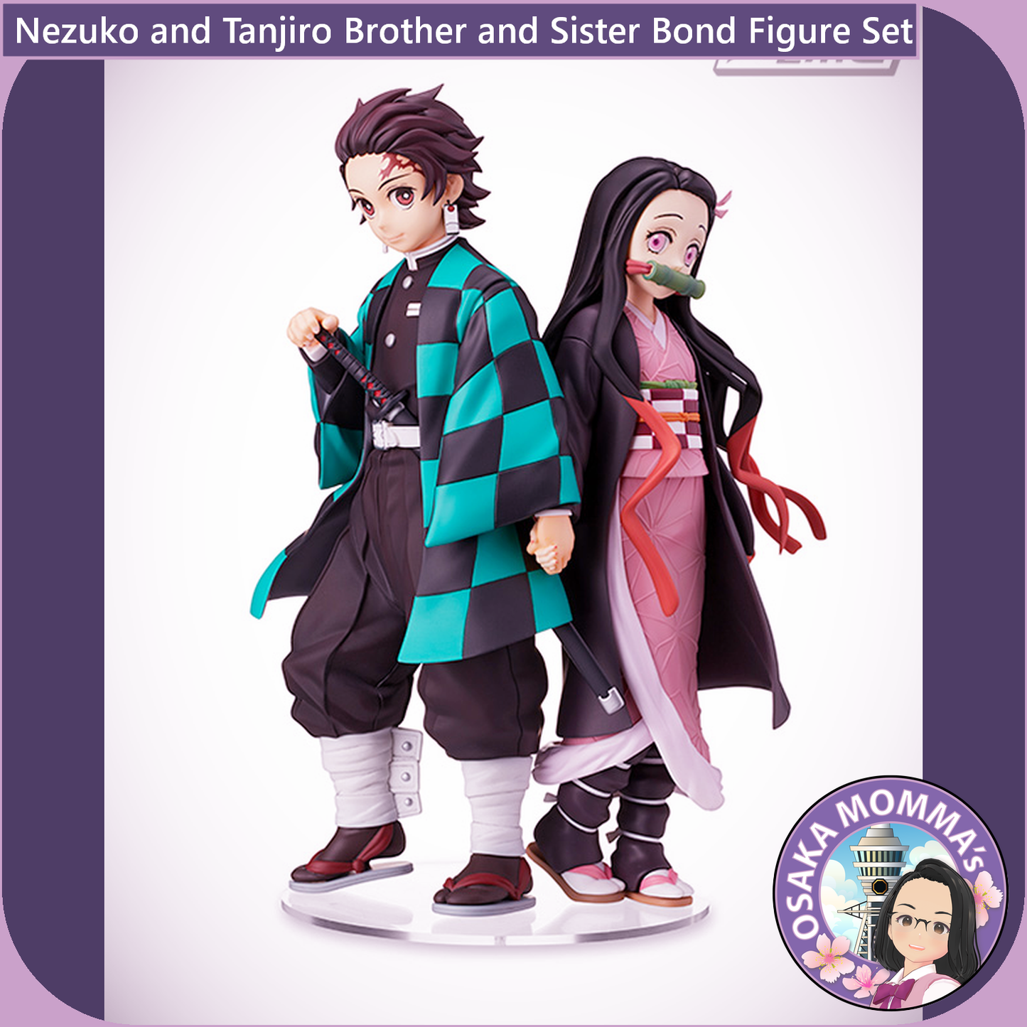 Nezuko and Tanjiro Brother and Sister Bond Figure Set