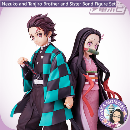 Nezuko and Tanjiro Brother and Sister Bond Figure Set