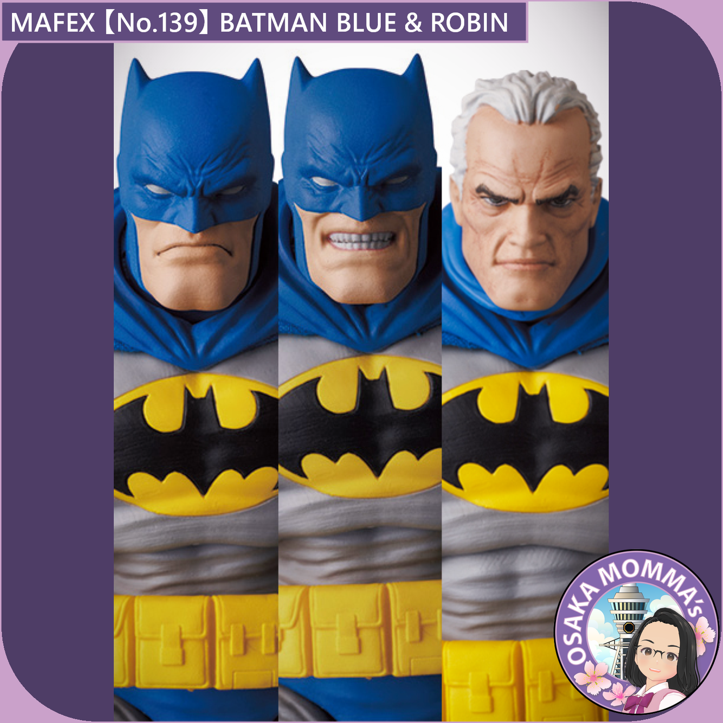 MAFEX 【No.139】BATMAN BLUE Ver. & ROBIN