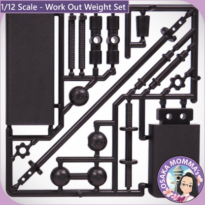 1/12 Scale - Work Out Weight Set