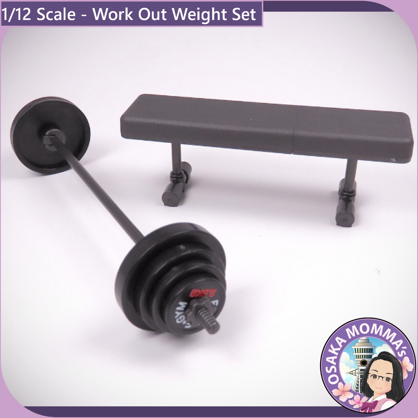 1/12 Scale - Work Out Weight Set