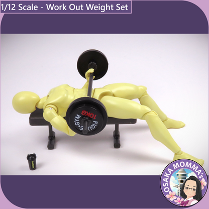 1/12 Scale - Work Out Weight Set