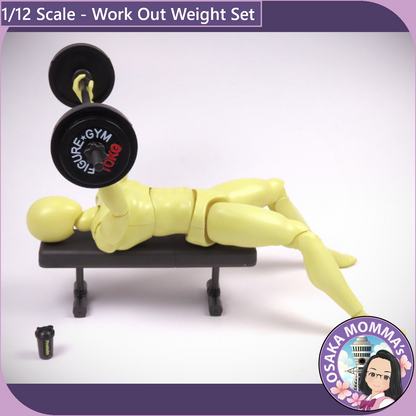 1/12 Scale - Work Out Weight Set