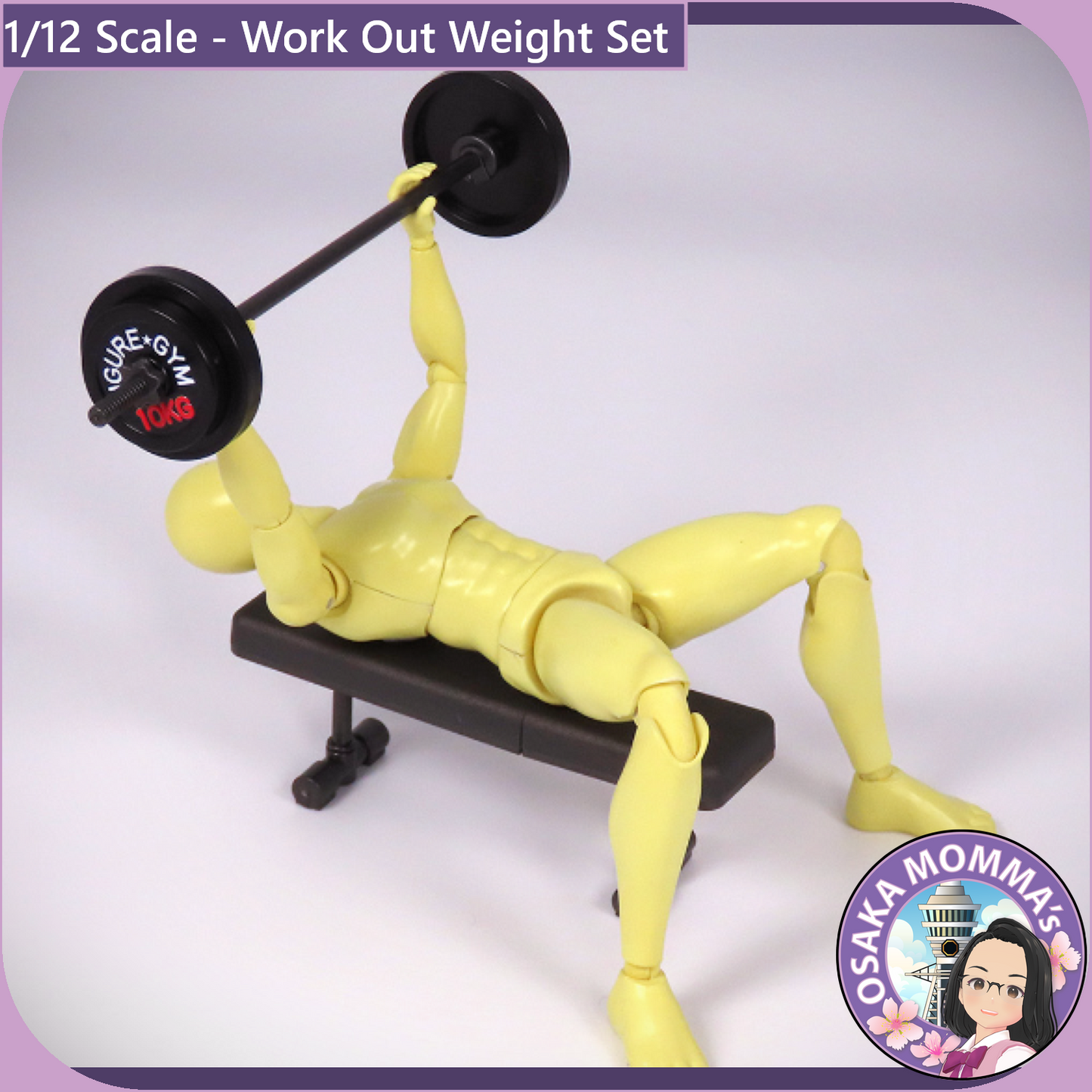 1/12 Scale - Work Out Weight Set