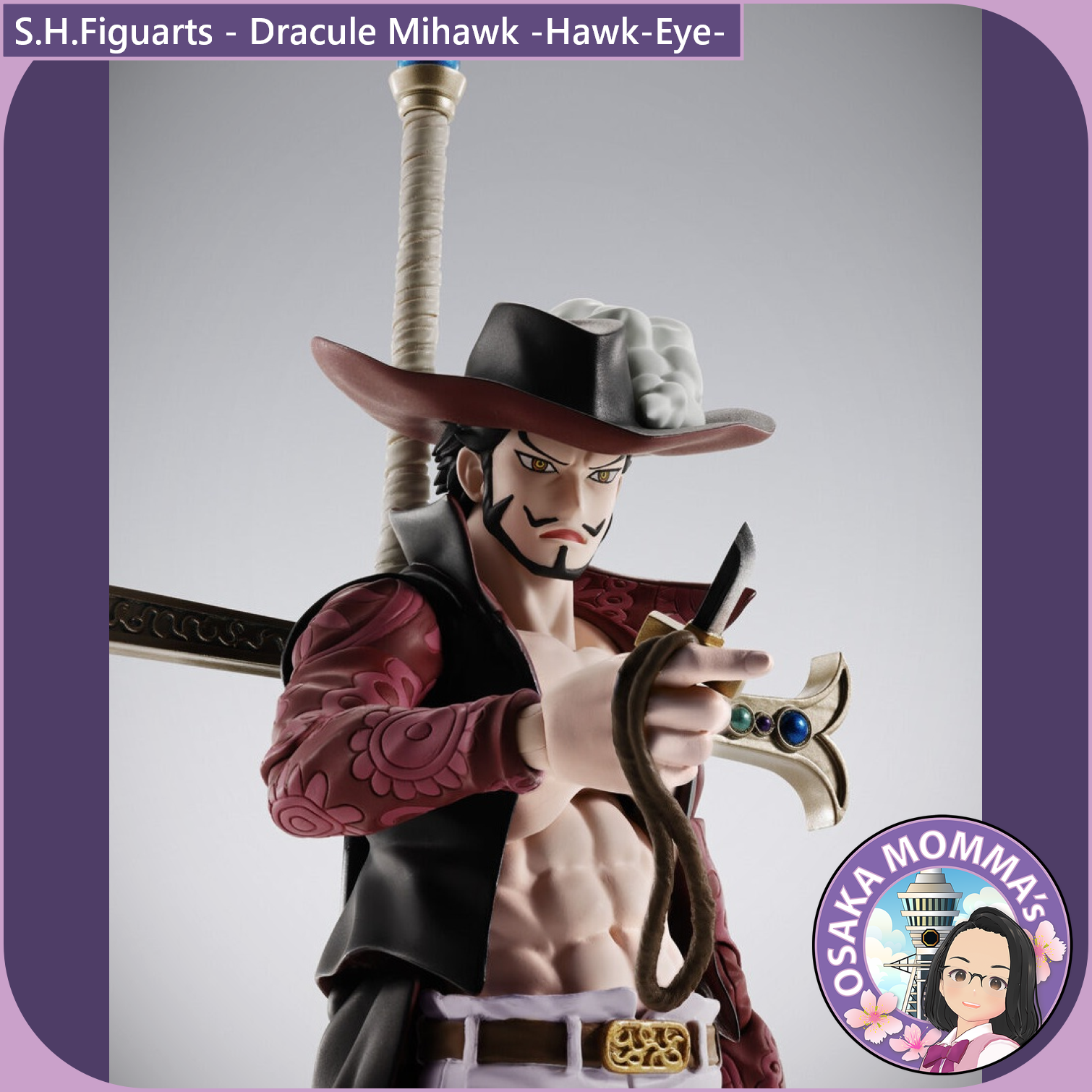 S.H.Figuarts - Dracule Mihawk -Hawk-Eye- – Osaka Momma's Japanese S.H.Figuarts - Dracule Mihawk -Hawk-Eye- – Osaka Momma's Japanese