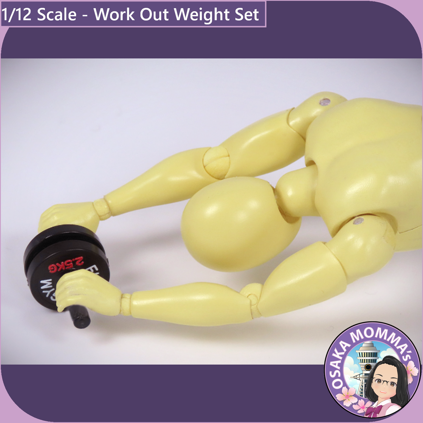 1/12 Scale - Work Out Weight Set