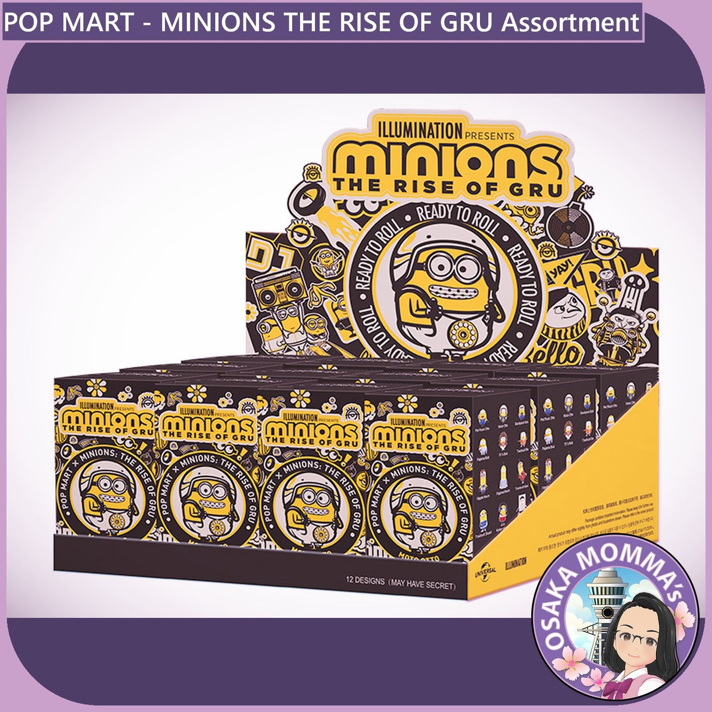 POP MART - Disney - Minions Rides of Gru Series Assortment