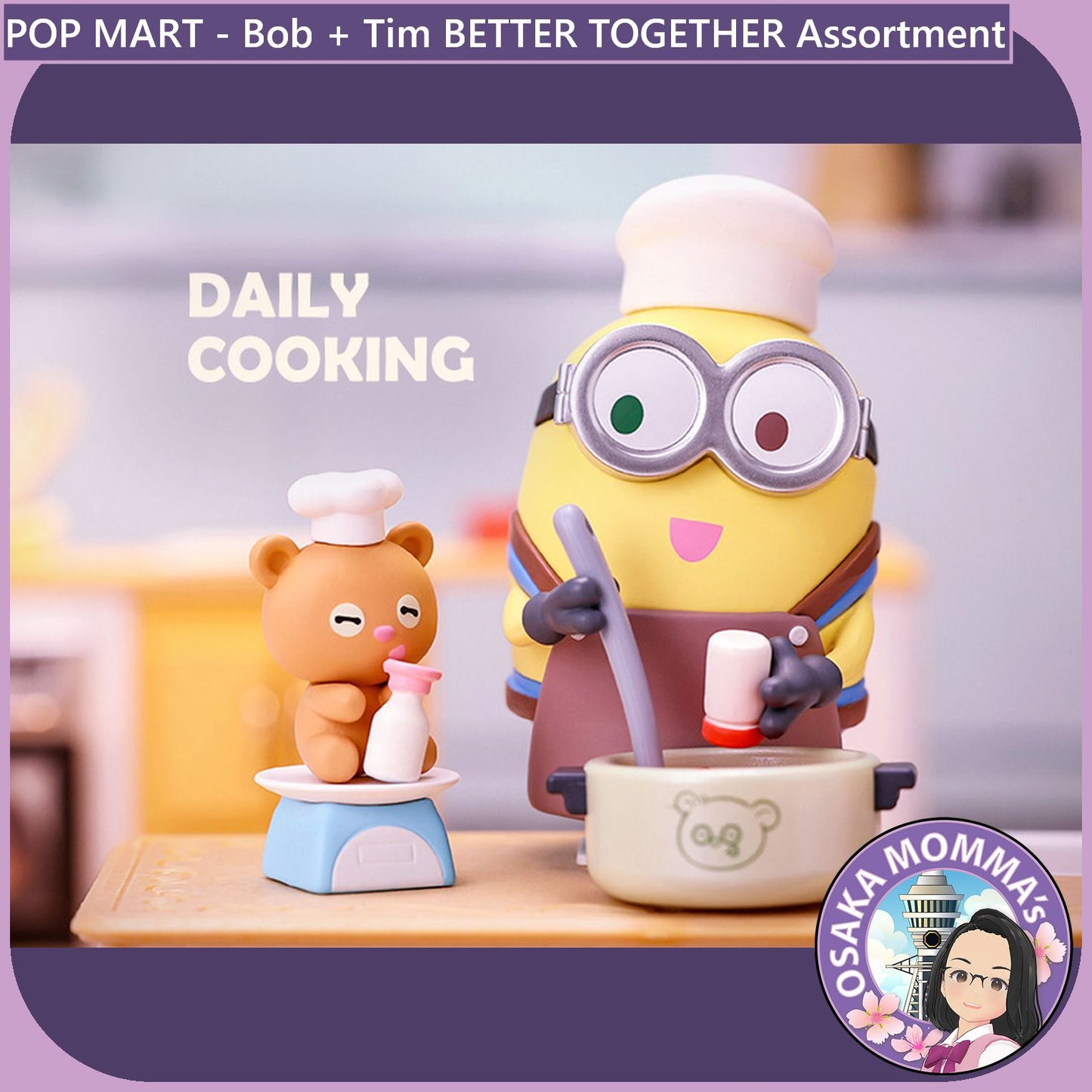 POP MART - Disney - Bob+Tim Minions Better Together Series Assortment