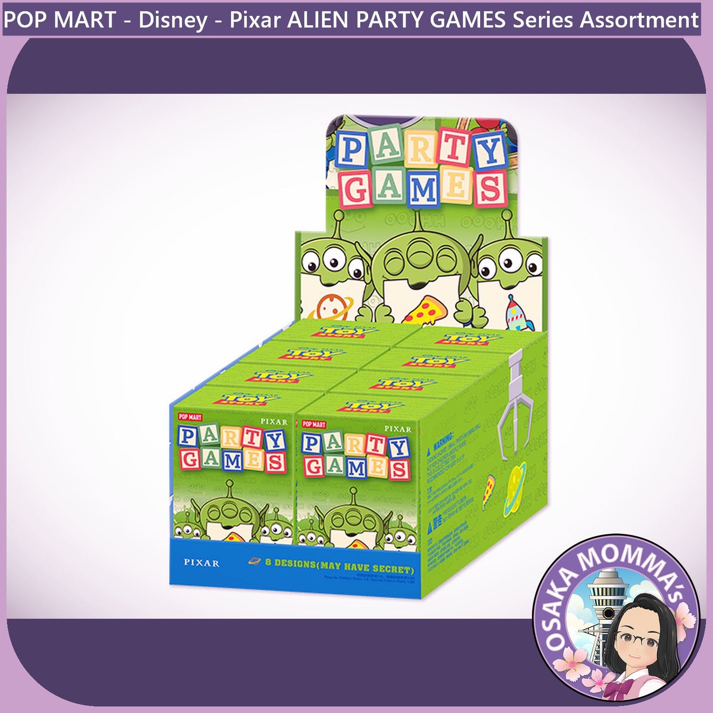 POP MART - Pixar ALIEN PARTY GAMES Series Assortment