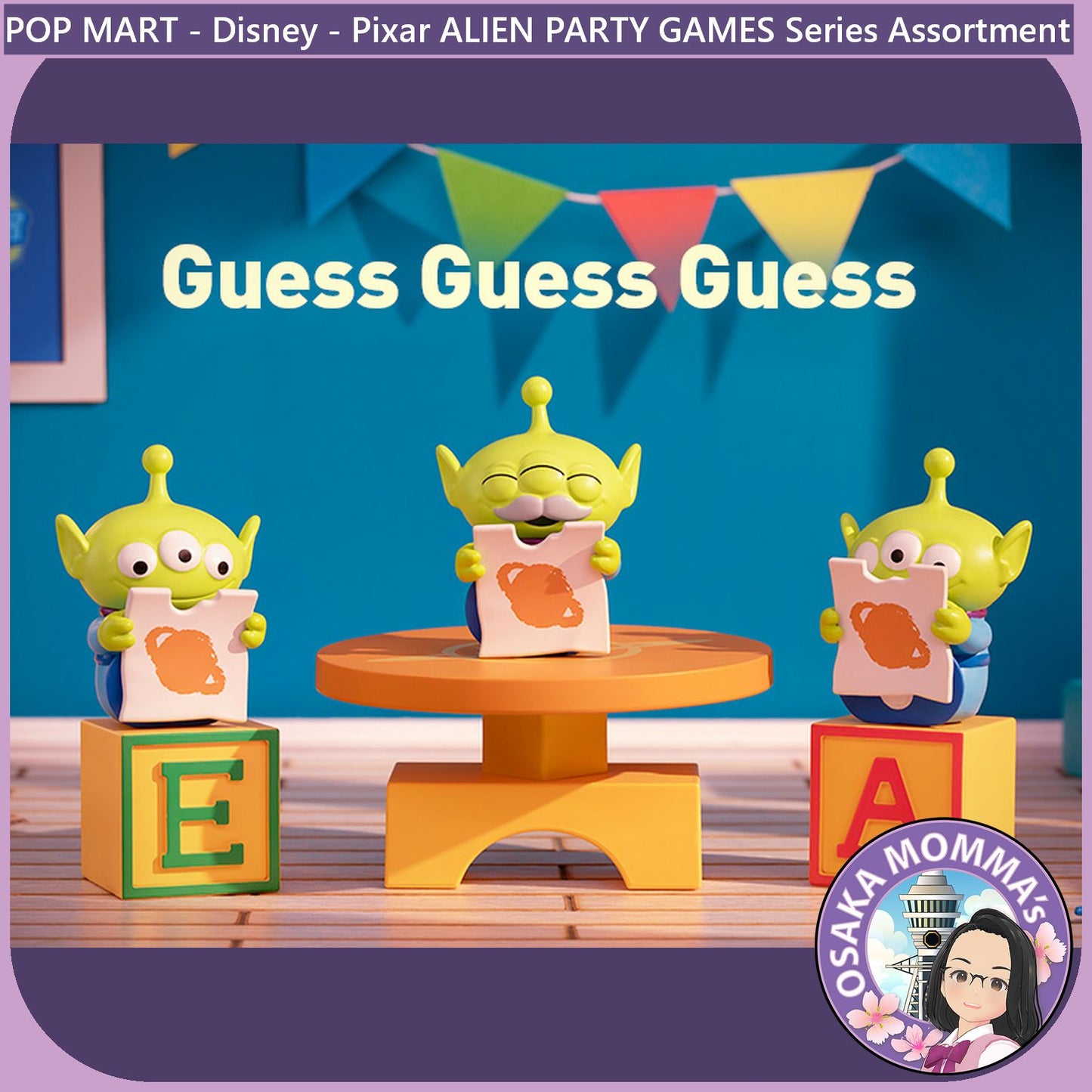 POP MART - Pixar ALIEN PARTY GAMES Series Assortment