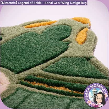 【Nintendo】Legend of Zelda - Zonai Gear Wing Design Rug