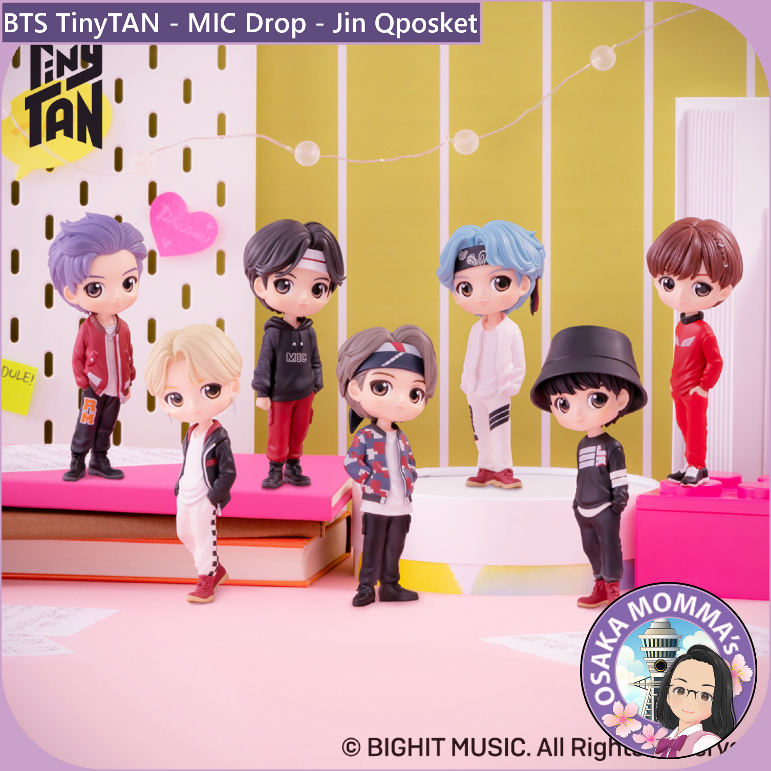 TinyTAN (MIC Drop) Jin Qposket – Osaka Momma's Japanese Goods TinyTAN (MIC Drop) Jin Qposket – Osaka Momma's Japanese Goods
