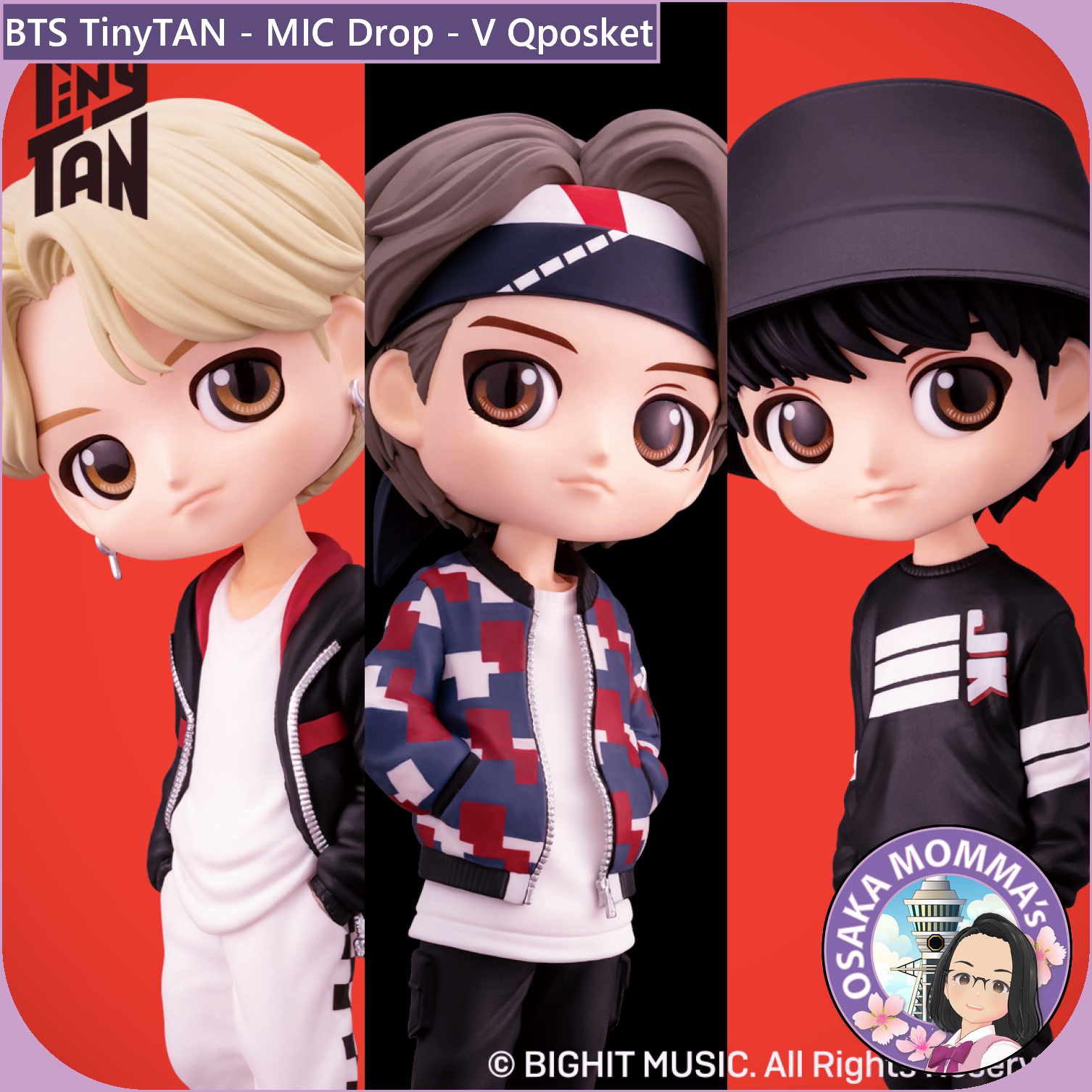 Tinytan MIC Drop Qposket 7種セット BTS