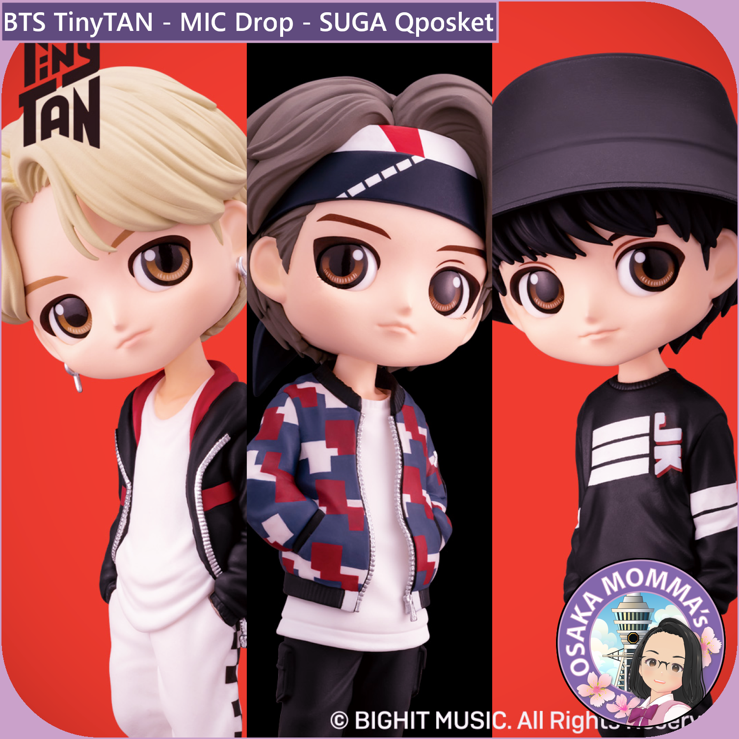 TinyTAN (MIC Drop) SUGA Qposket – Osaka Momma's Japanese Goods TinyTAN (MIC Drop) SUGA Qposket – Osaka Momma's Japanese Goods