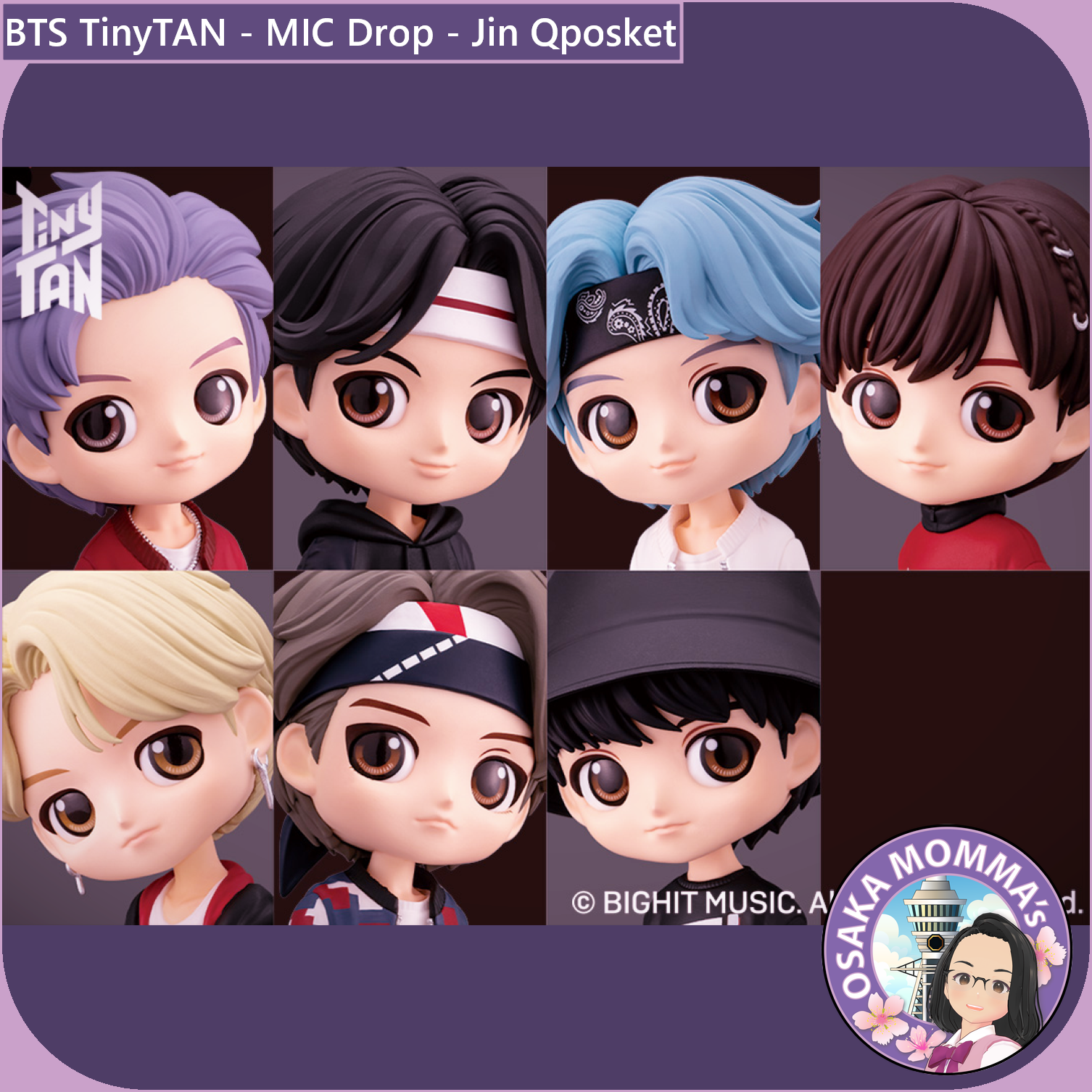 TinyTAN (MIC Drop) Jin Qposket – Osaka Momma's Japanese Goods