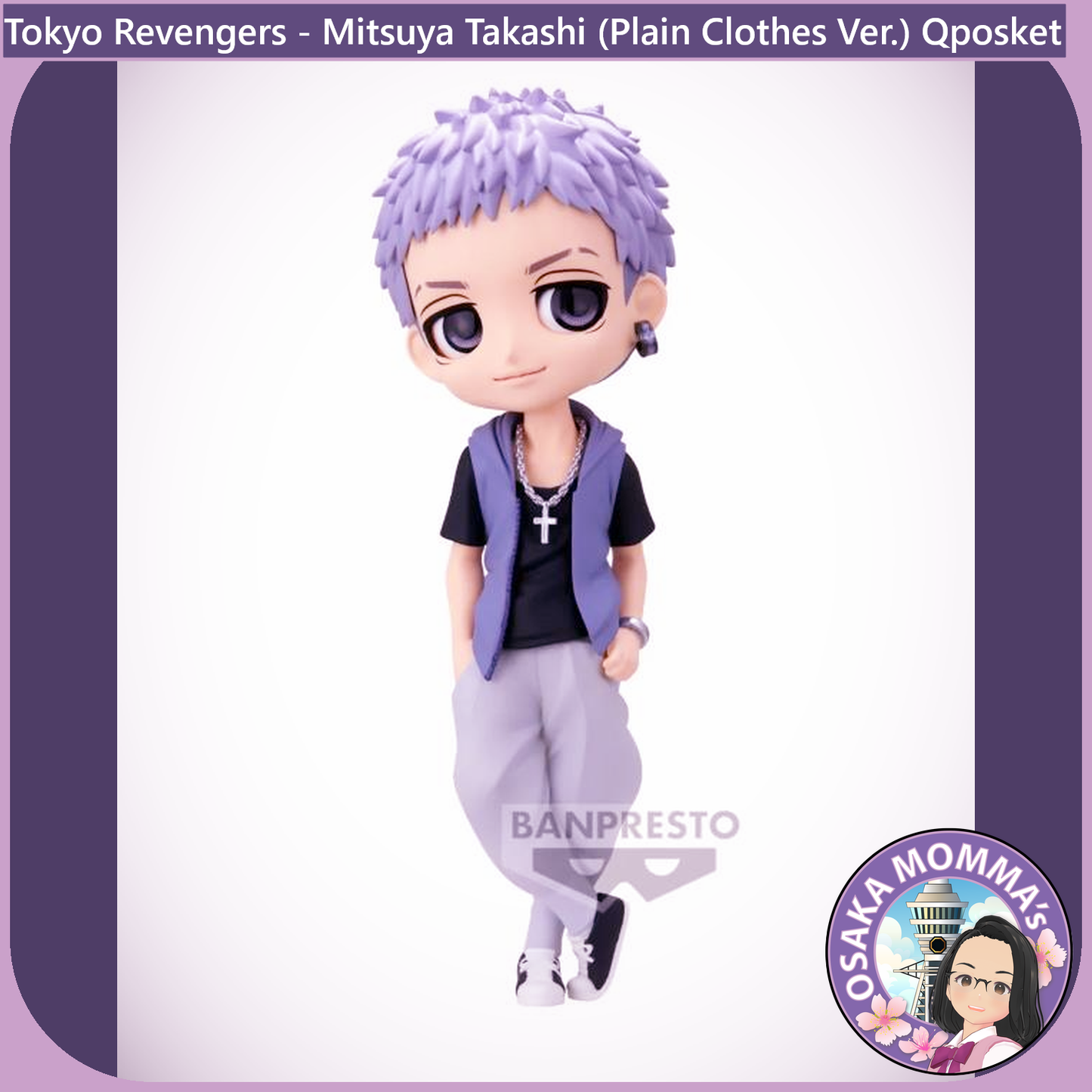 Mitsuya Takashi (Plain Clothes Ver.) Qposket Figure