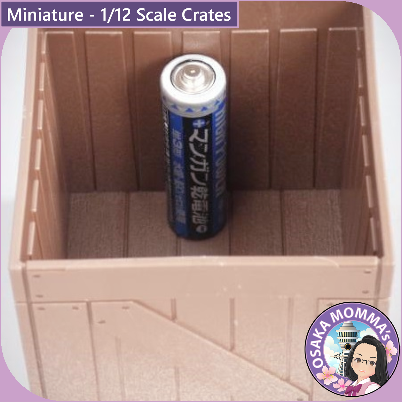 1/12 Scale Crates【Normal】