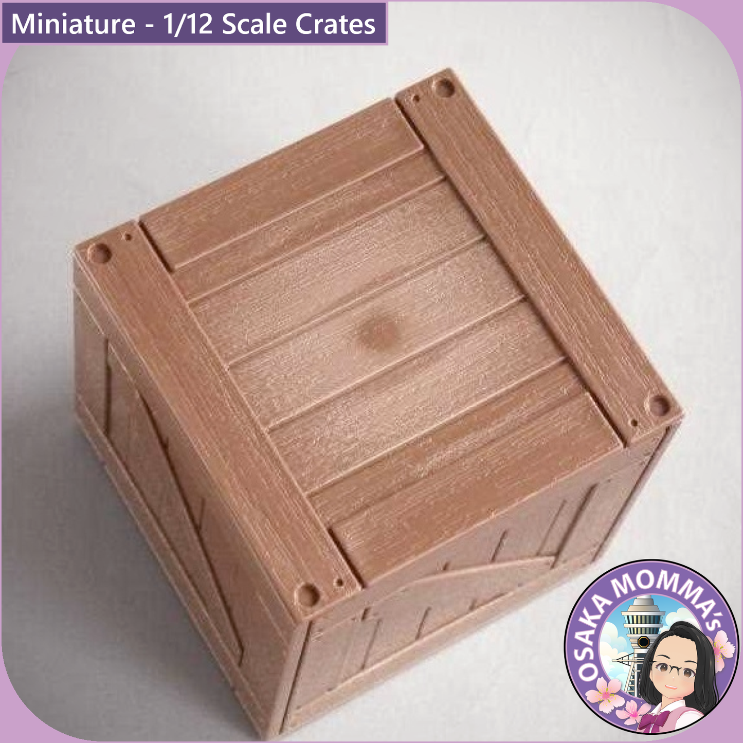 1/12 Scale Crates【Normal】