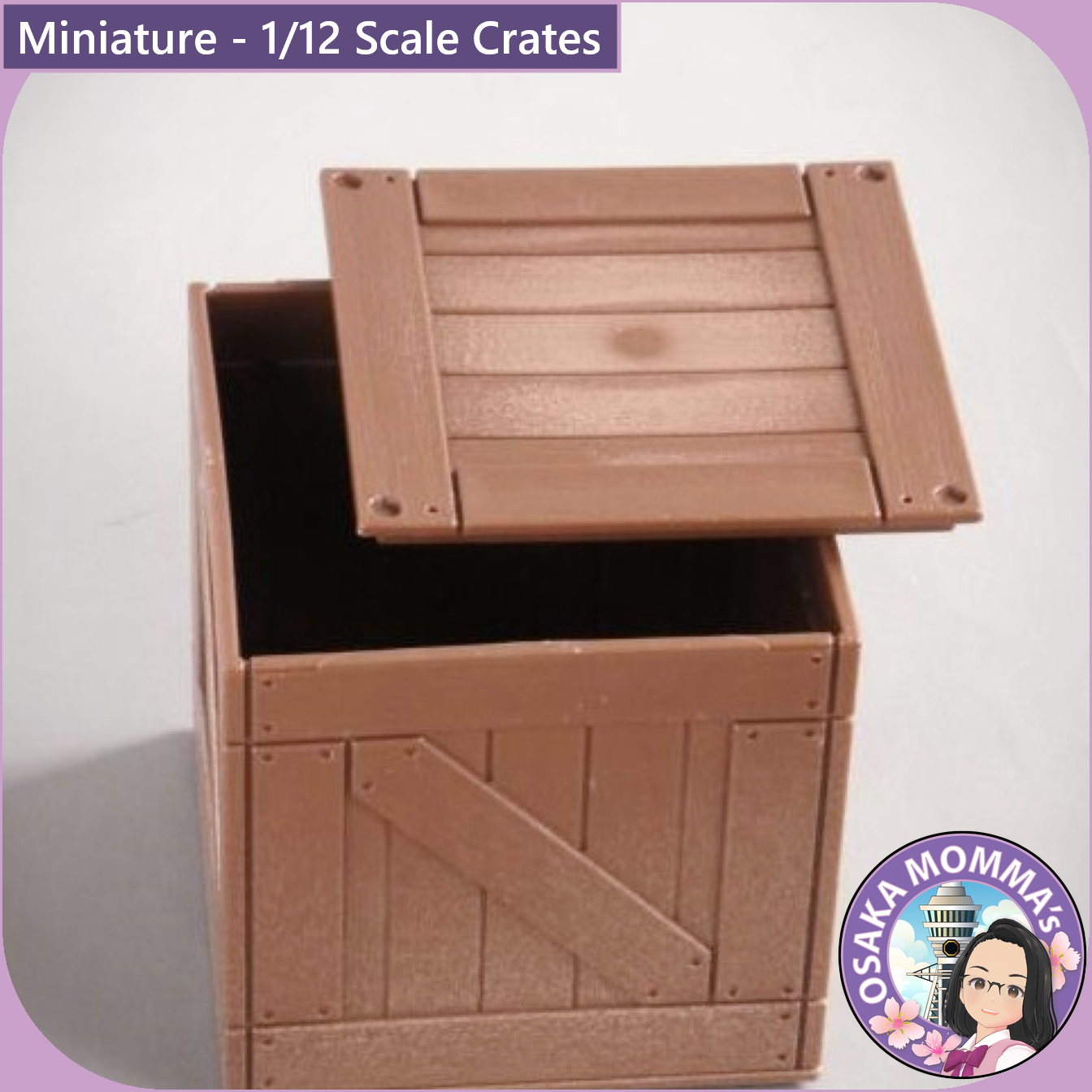 1/12 Scale Crates【Normal】