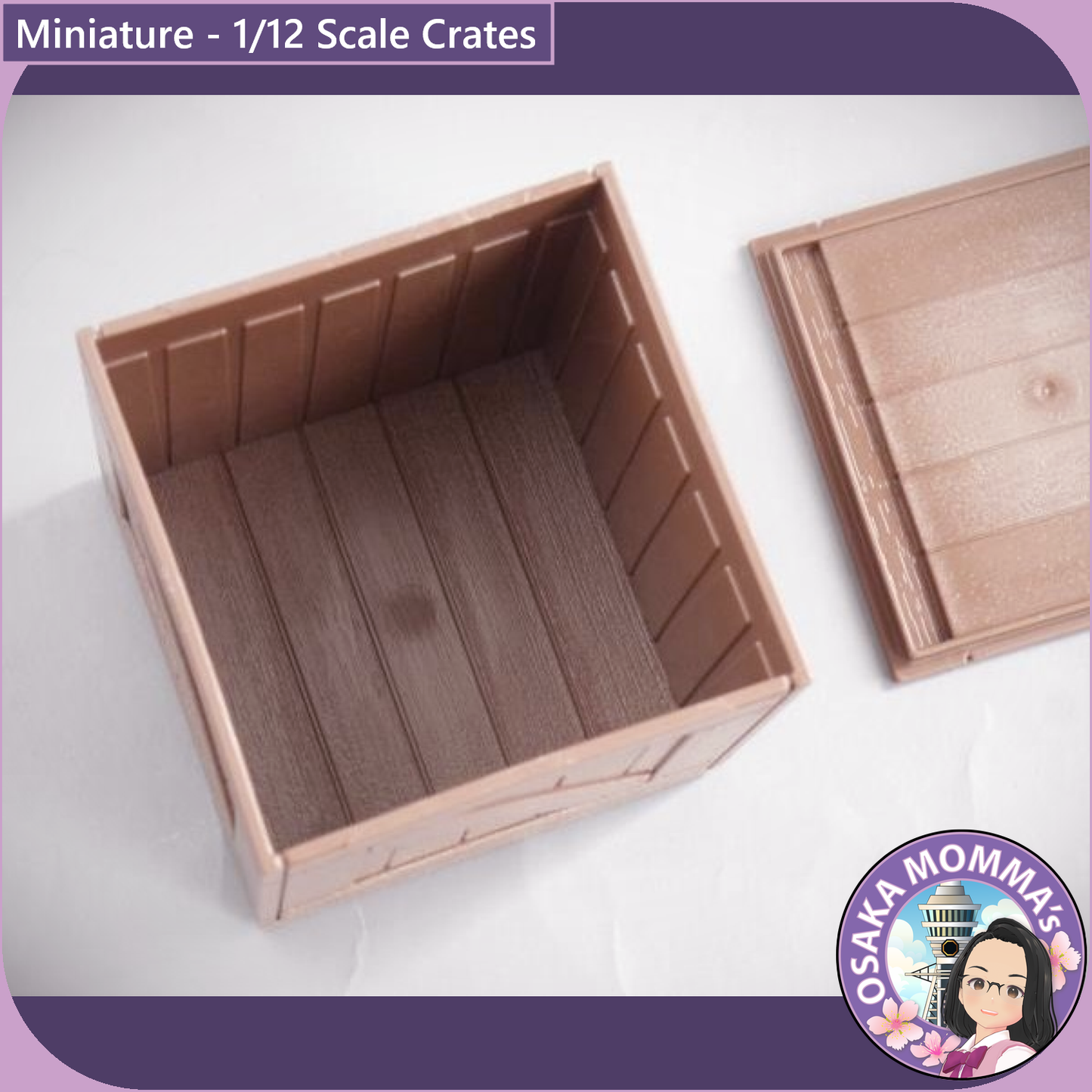 1/12 Scale Crates【Normal】