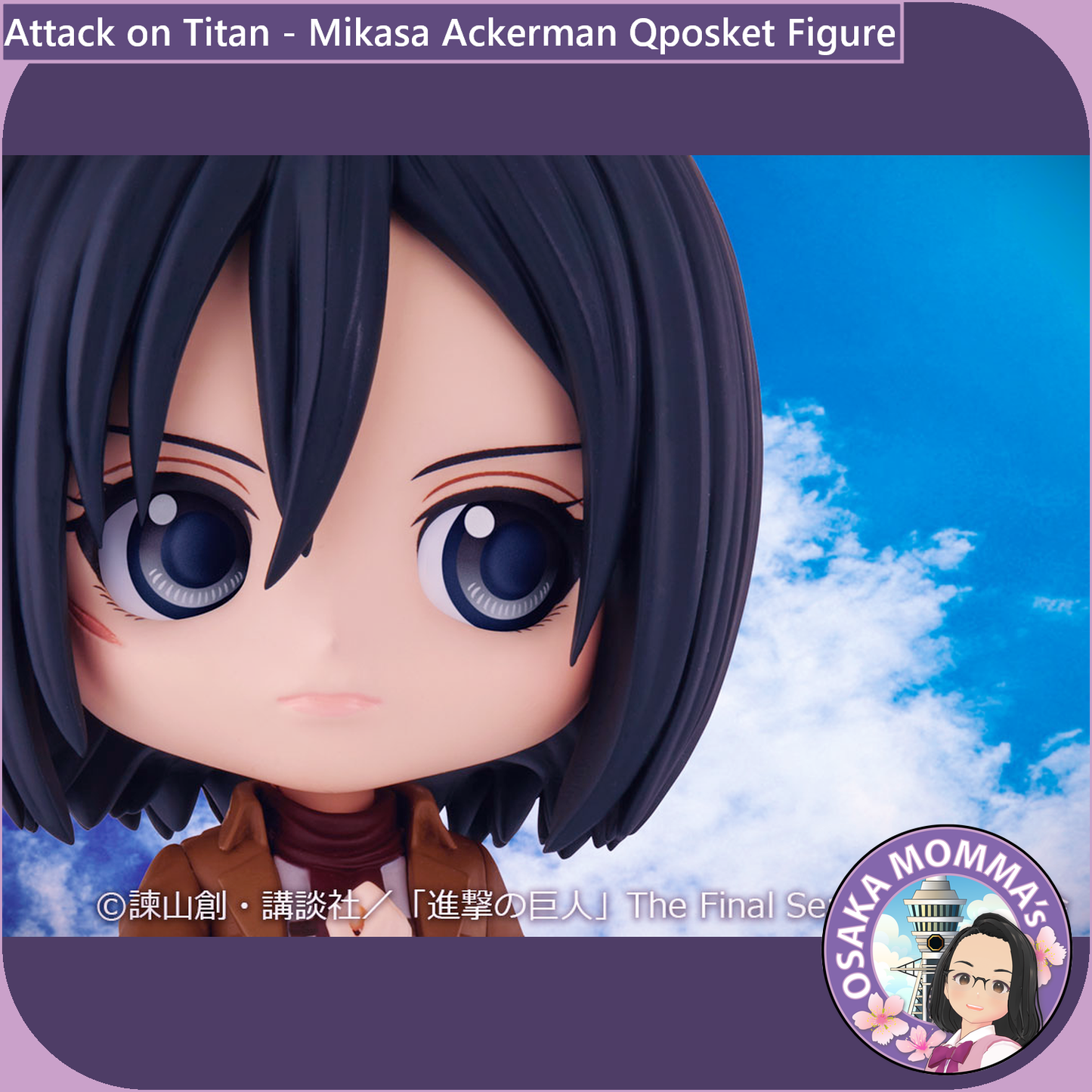 Mikasa Ackerman Qposket Figure