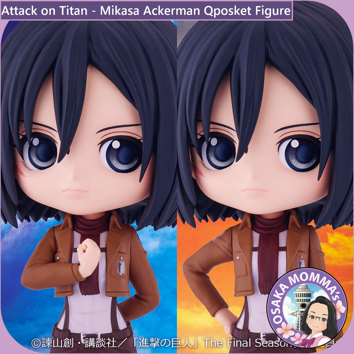 Mikasa Ackerman Qposket Figure