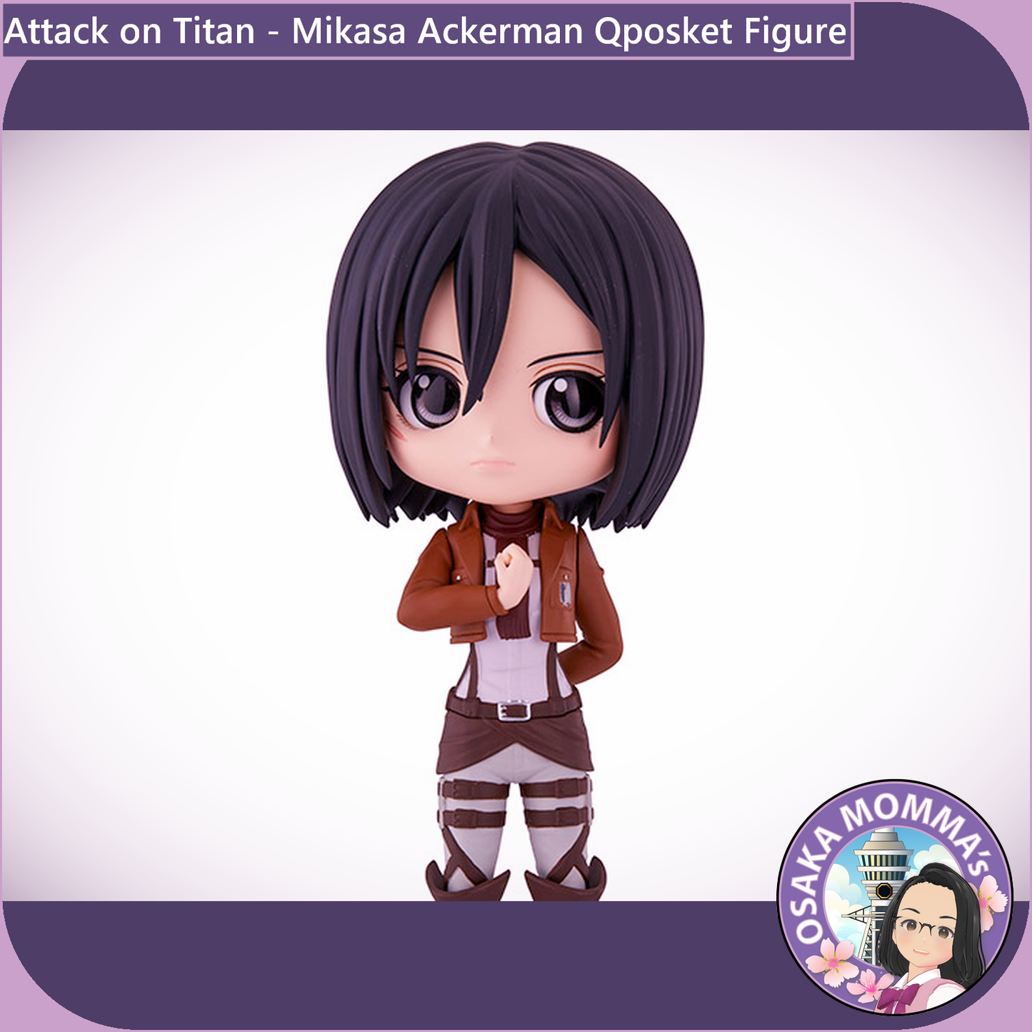 Mikasa Ackerman Qposket Figure