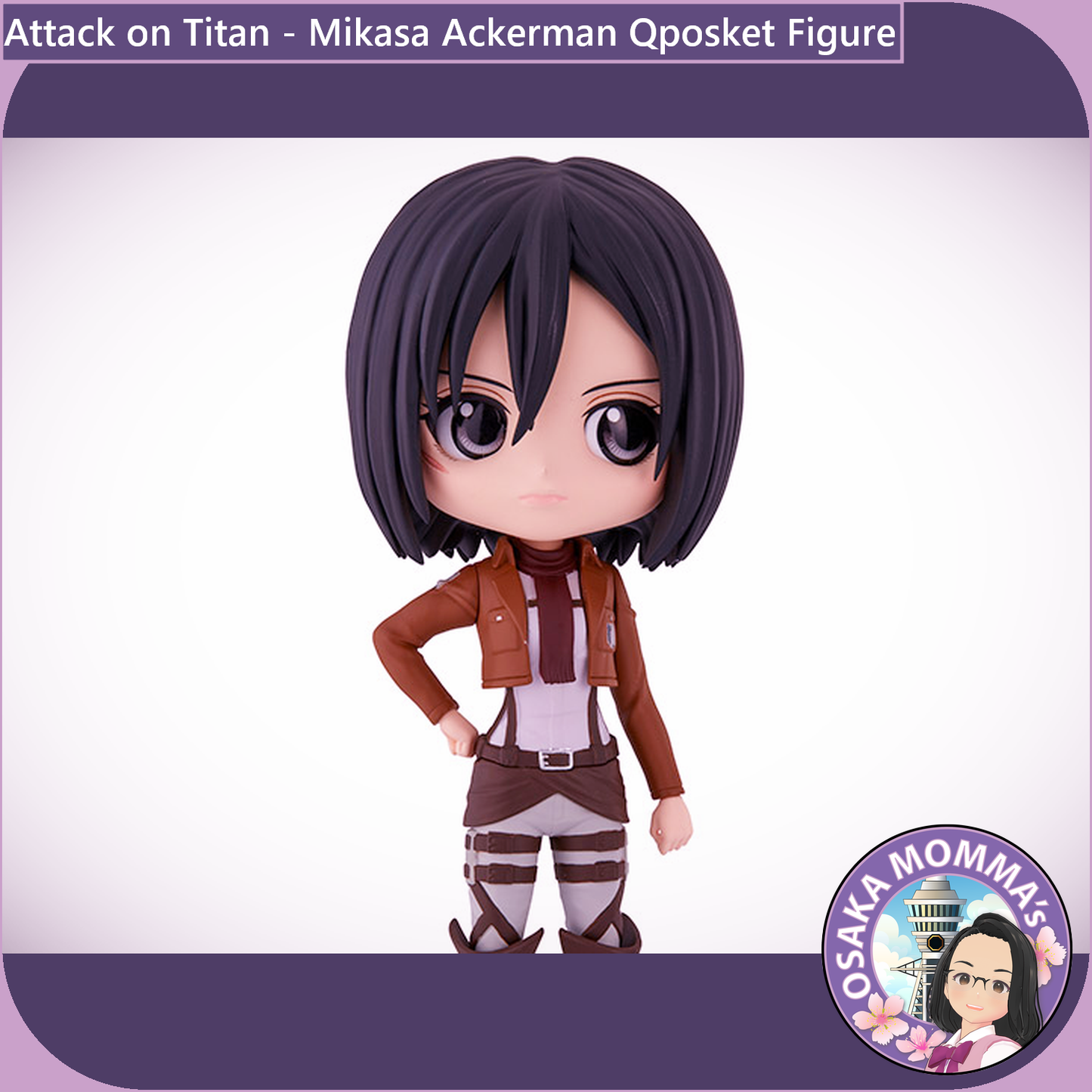 Mikasa Ackerman Qposket Figure