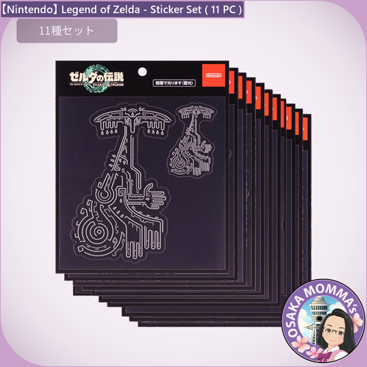 【Nintendo】Legend of Zelda - Tears of the Kingdam Original Sticker Set (11PC)
