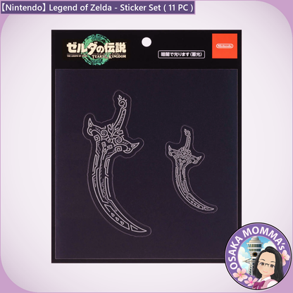 【Nintendo】Legend of Zelda - Tears of the Kingdam Original Sticker Set (11PC)