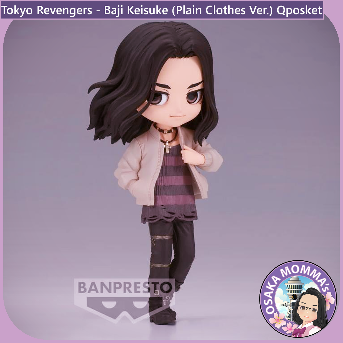 Baji Keisuke (Plain Clothes Ver.) Qposket Figure