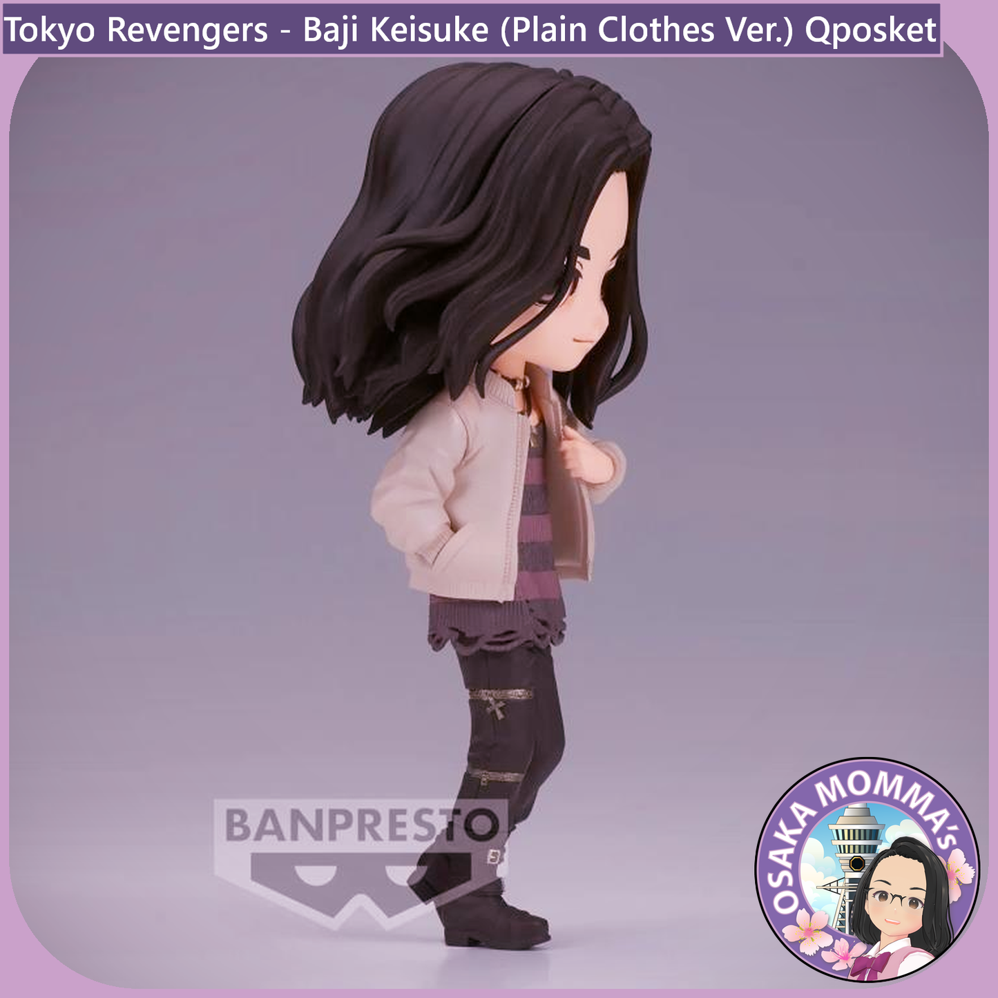 Baji Keisuke (Plain Clothes Ver.) Qposket Figure